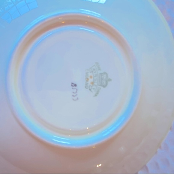 Vintage Ansley China B5333 Teal Porcelain Tea Cup Saucer Gold Edging - Picture 2 of 3